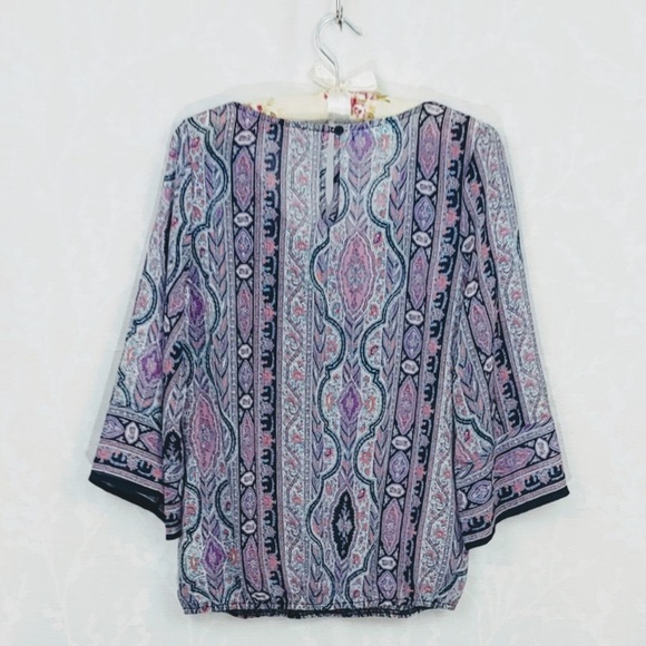 Maurices | Boho Scoop Neck Blouse | S - Picture 2 of 8